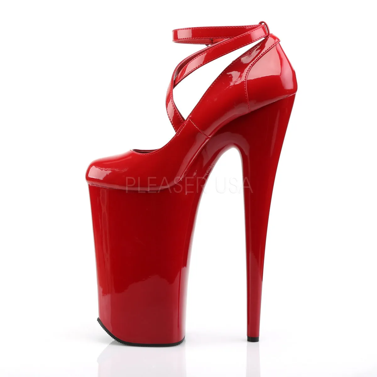 10 Inch Heel BEYOND-087 Red Patent