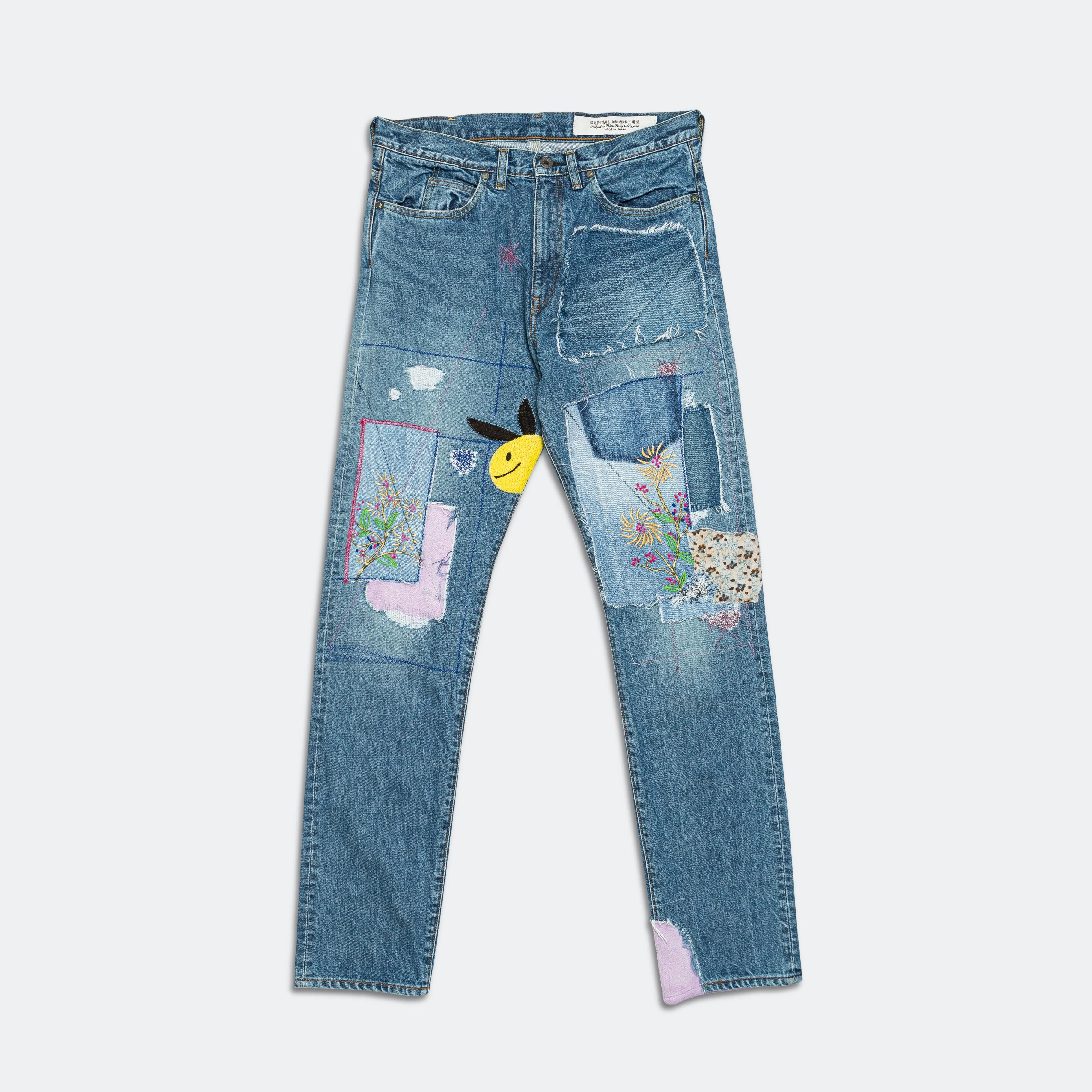 14oz Denim 5P OKABILLY (CONEYBOWY Gypsy Patch Remake) - Indigo