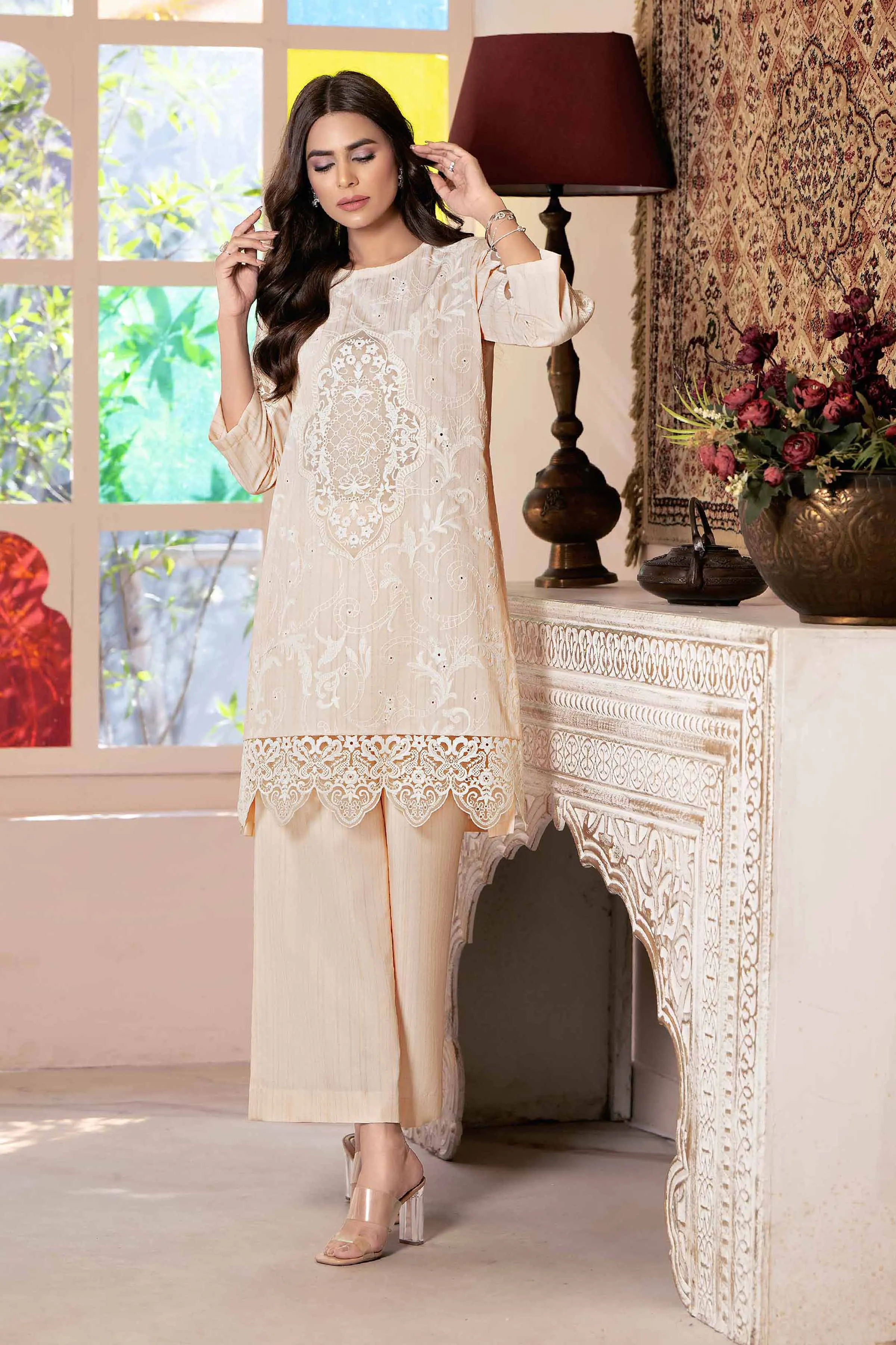 2 Piece - Embroidered Suit - KFE24-13