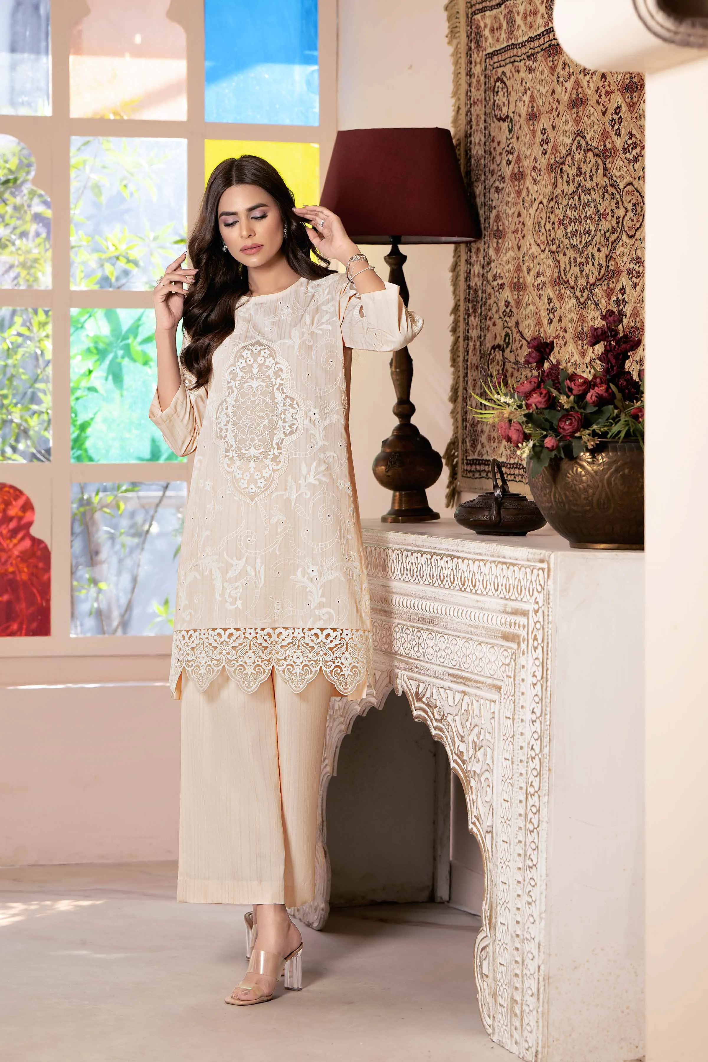 2 Piece - Embroidered Suit - KFE24-13