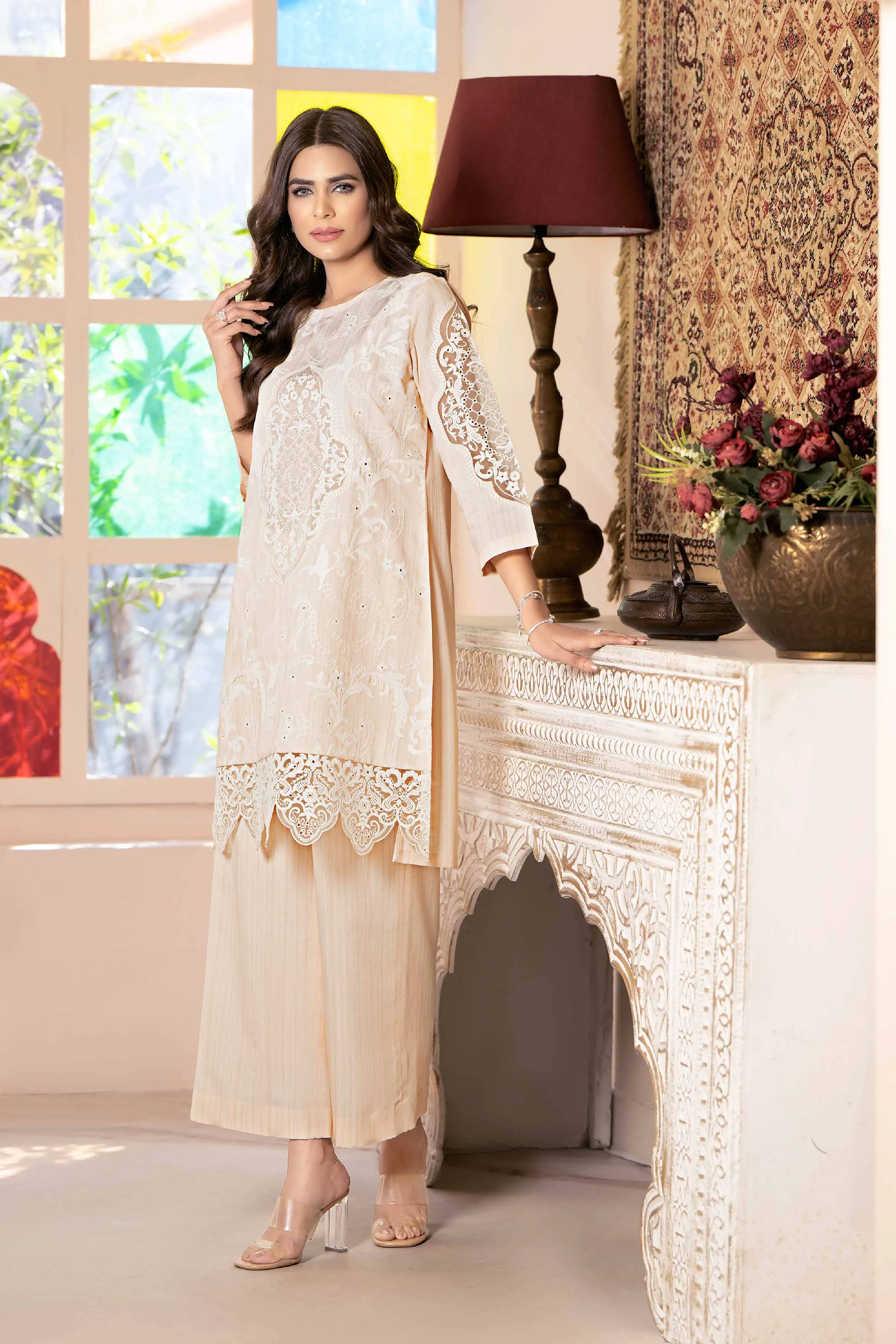 2 Piece - Embroidered Suit - KFE24-13