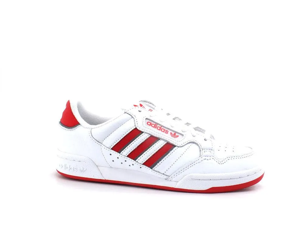 ADIDAS Continental 80 Stripes Sneaker White Red Grey GZ6261