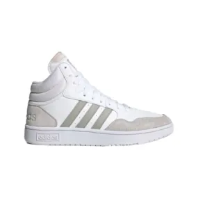 Adidas Men's Hoops 3.0 Mid Classic Vintage Basketball Shoe (Cloud White/Metal Grey/Grey One)