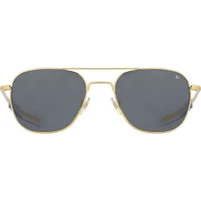 American Optical Big Original Pilot Sunglasses Bayonet | Gold/Nylon