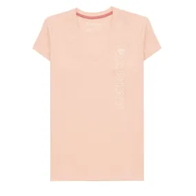 Ariat Womens Vertical Logo V T-Shirt Blushing Rose