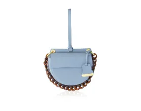 Baby Blue Semi Round Tania Bag