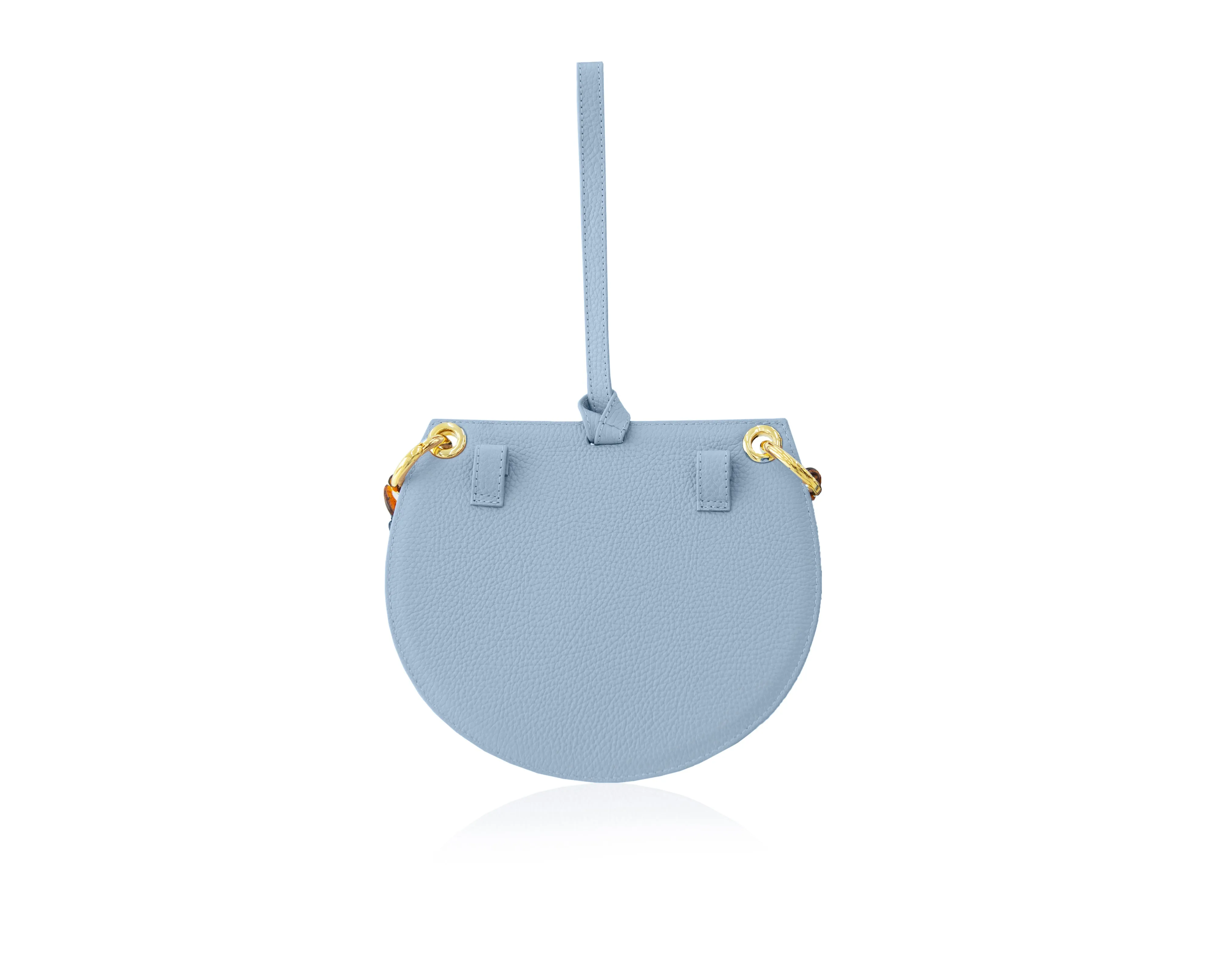 Baby Blue Semi Round Tania Bag