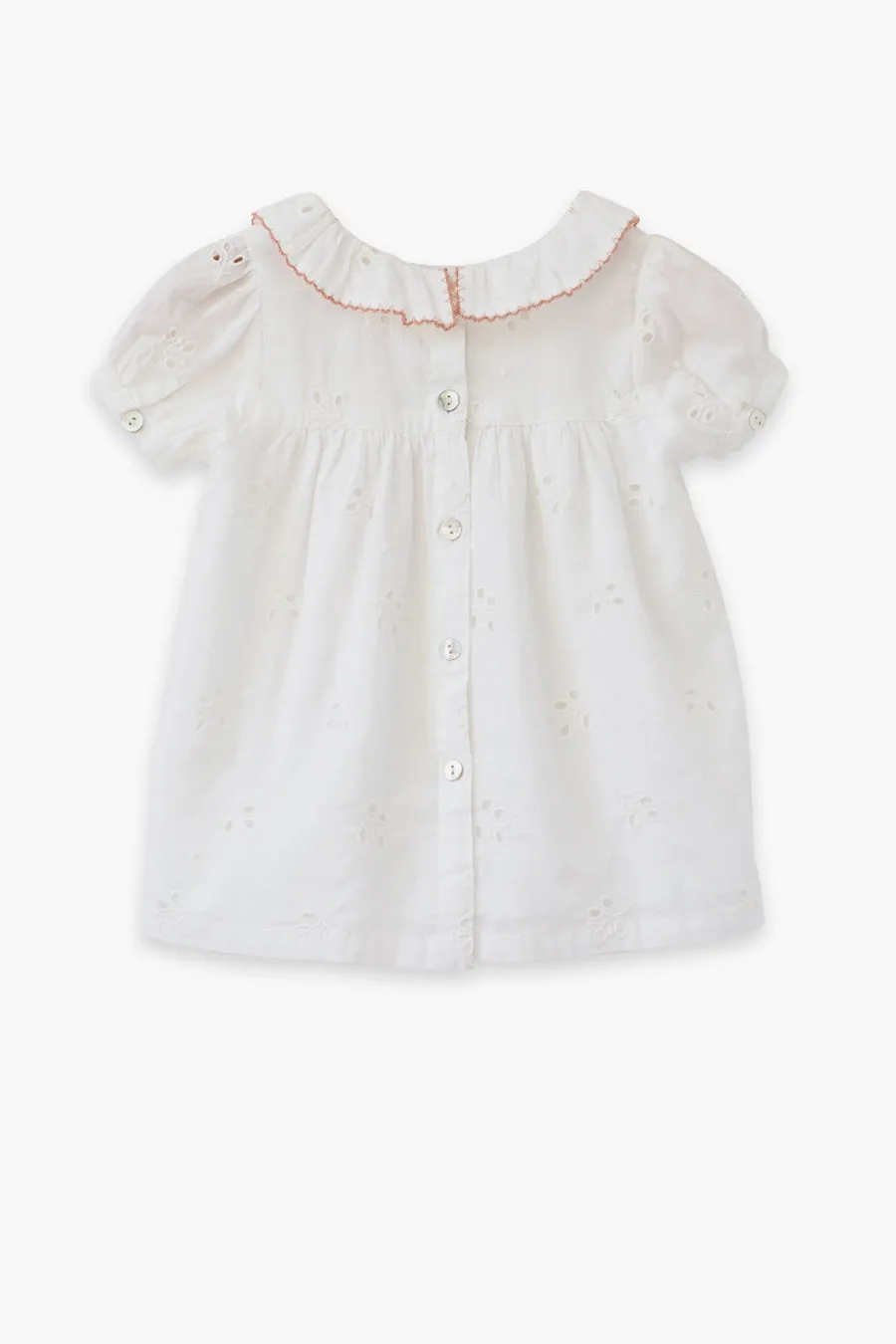 Baby Dress Beet World Emily Off White Set