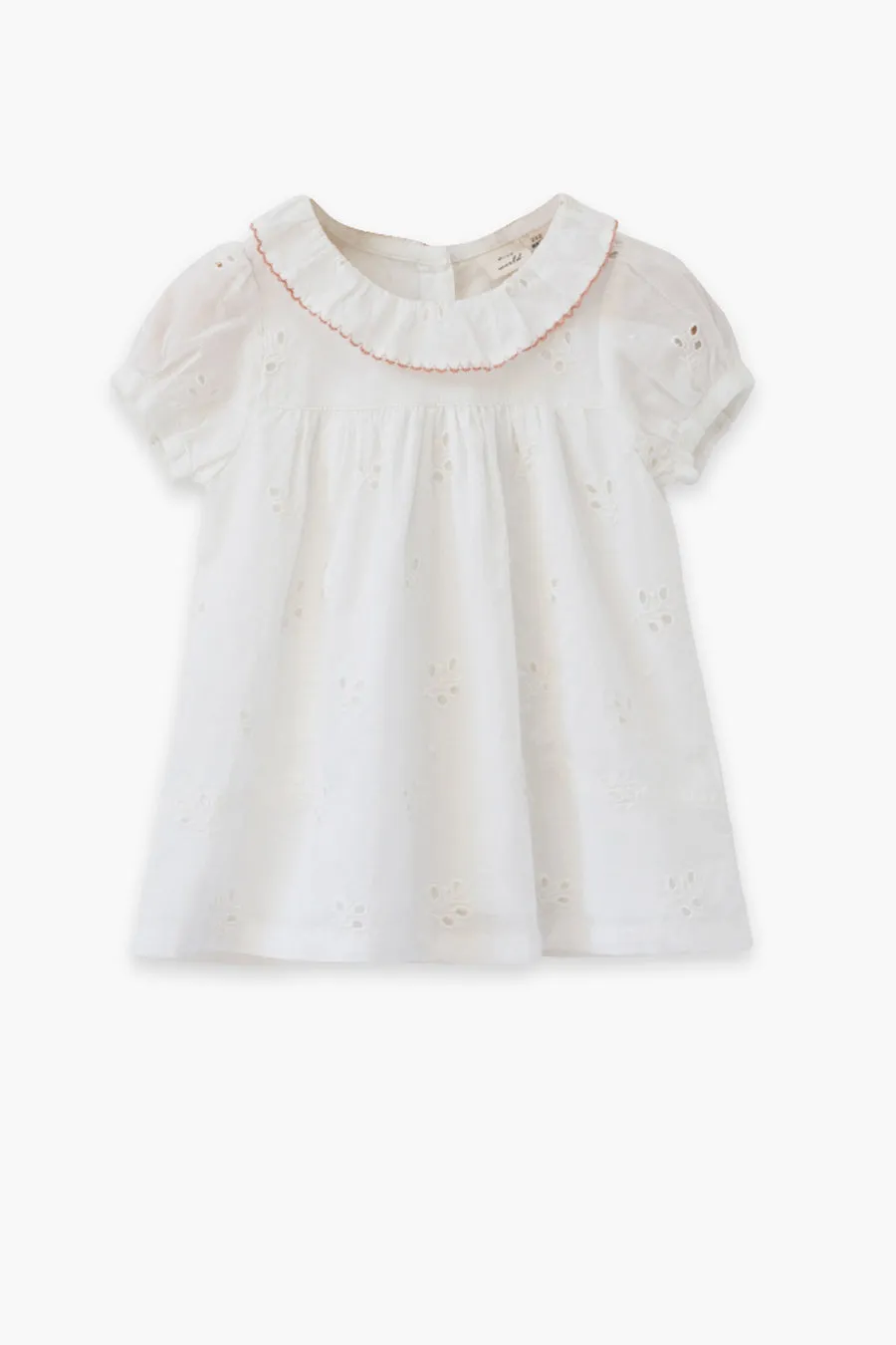 Baby Dress Beet World Emily Off White Set