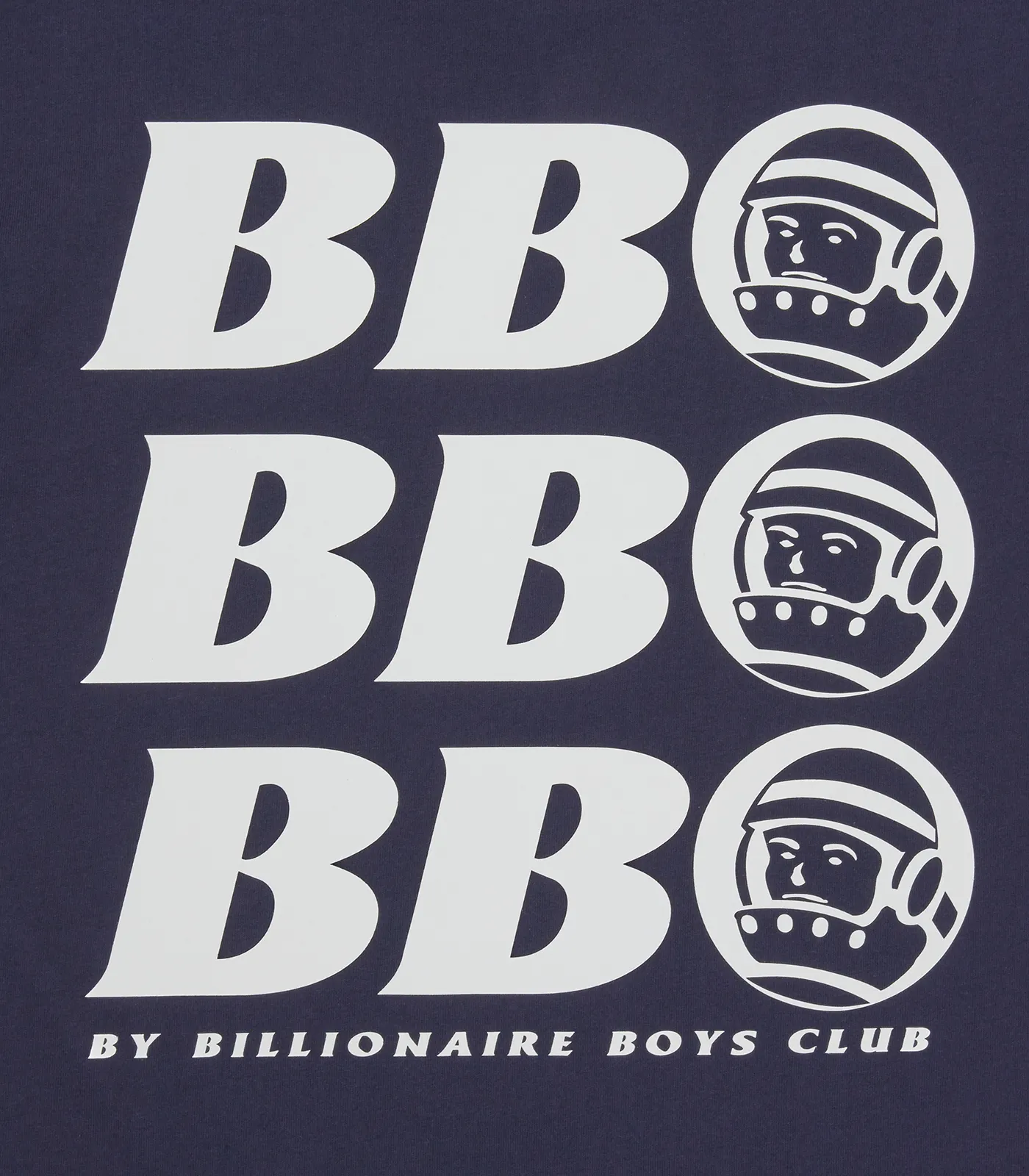 BB ASTRO REPEAT LOGO T-SHIRT - NAVY