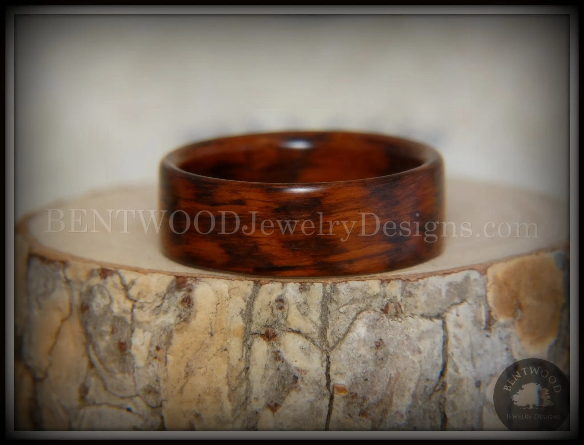 Bentwood Ring - Snakewood Classic Wood Ring   ------------  ***  Limited Supply  ***