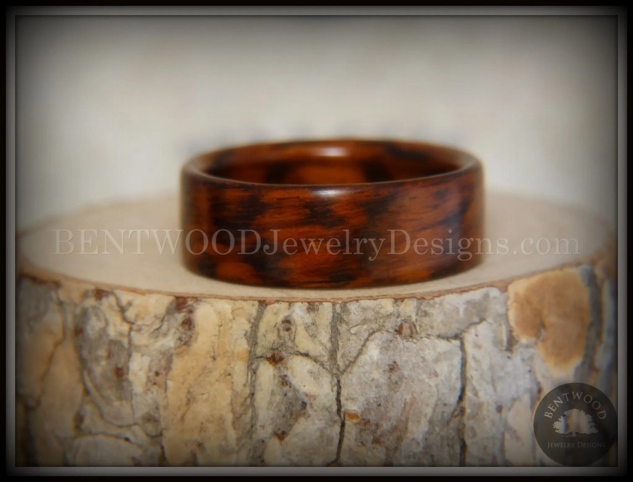 Bentwood Ring - Snakewood Classic Wood Ring   ------------  ***  Limited Supply  ***