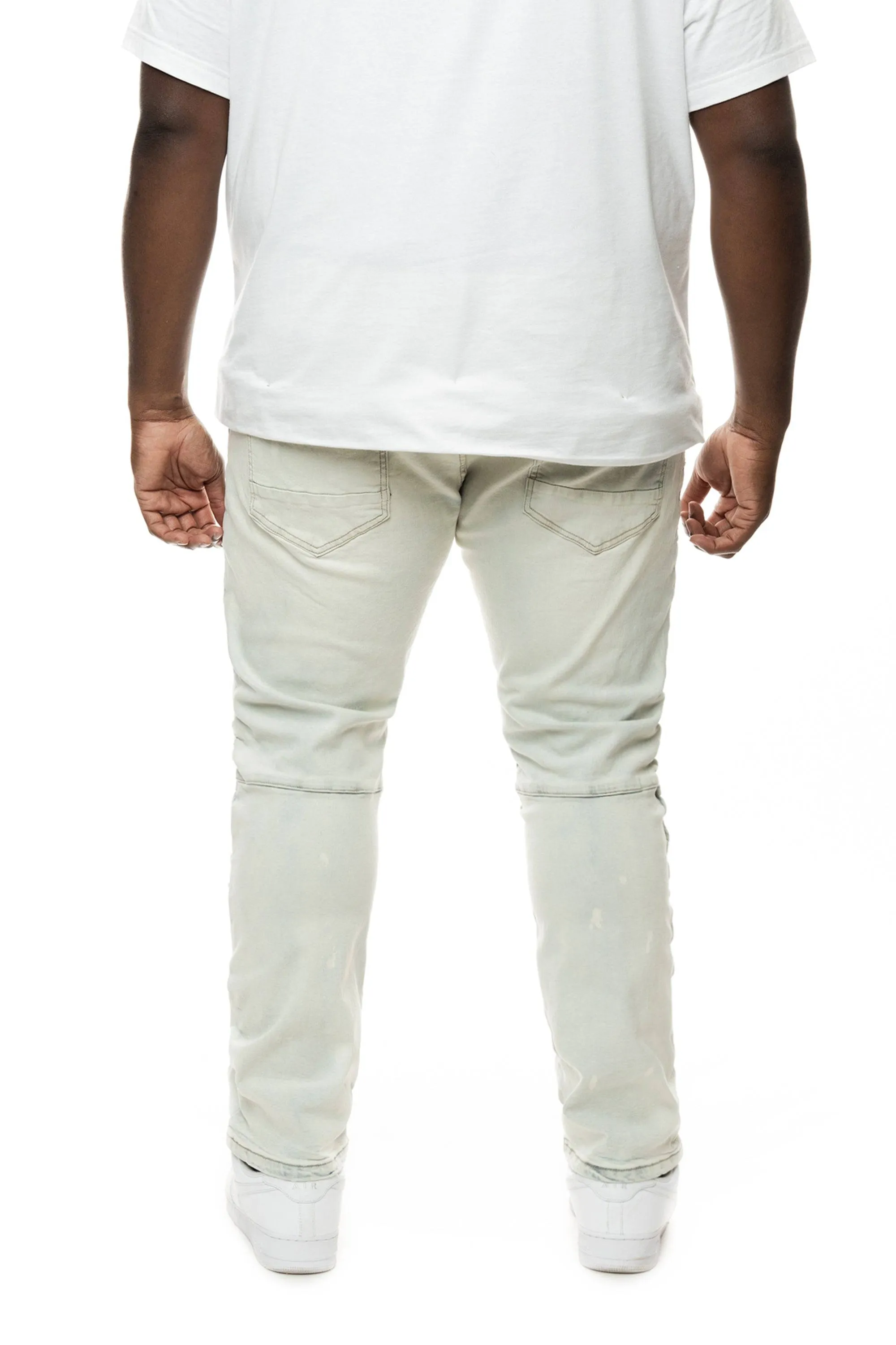 Big And Tall Slim Everyday Biker Jeans - Rivington Blue