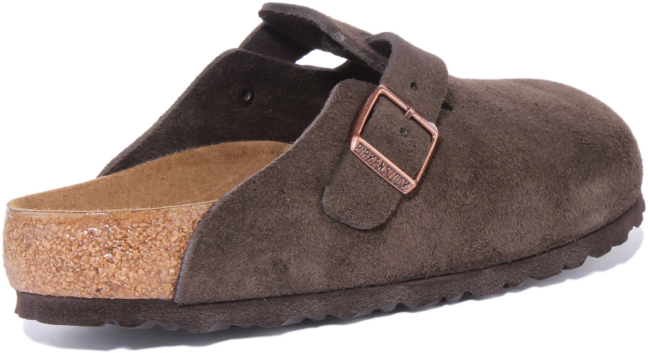 Birkenstock Boston Bs In Mocha | Regular Fit