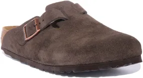 Birkenstock Boston Bs In Mocha | Regular Fit