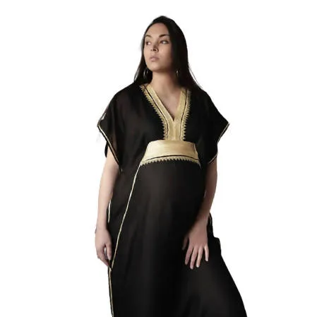 Black & Gold Gandoura