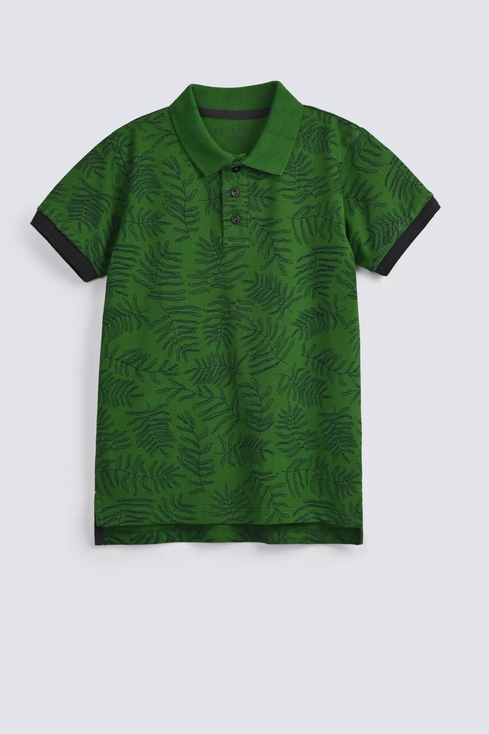 BOYS PRINTED POLO