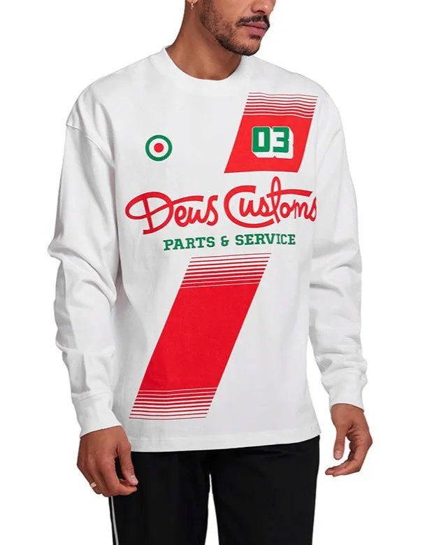 Campaign Long Sleeve Tee - Vintage White