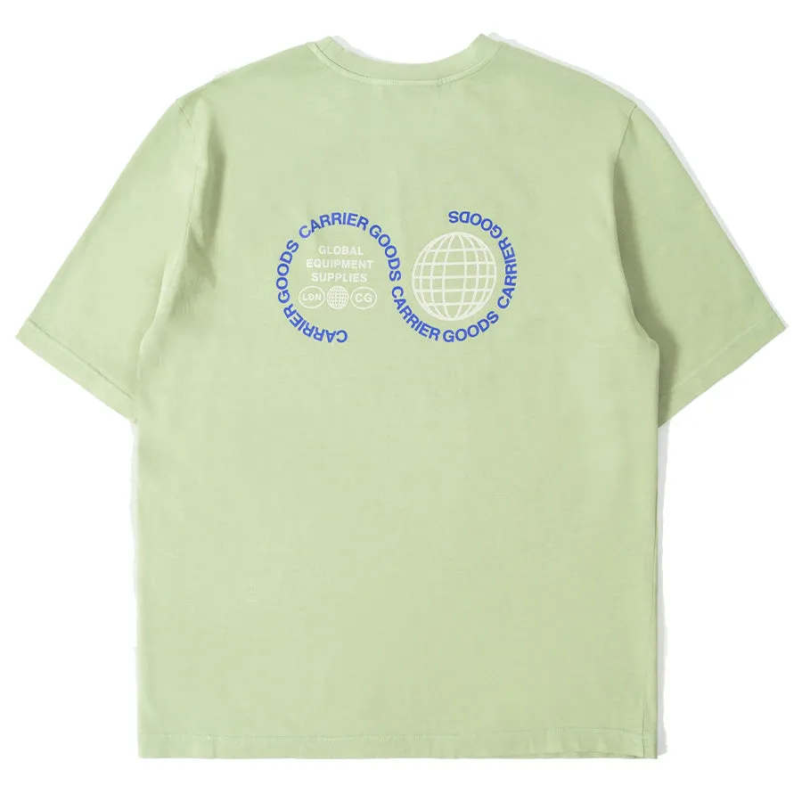 Carrier Goods Globe Tee Reseda Green