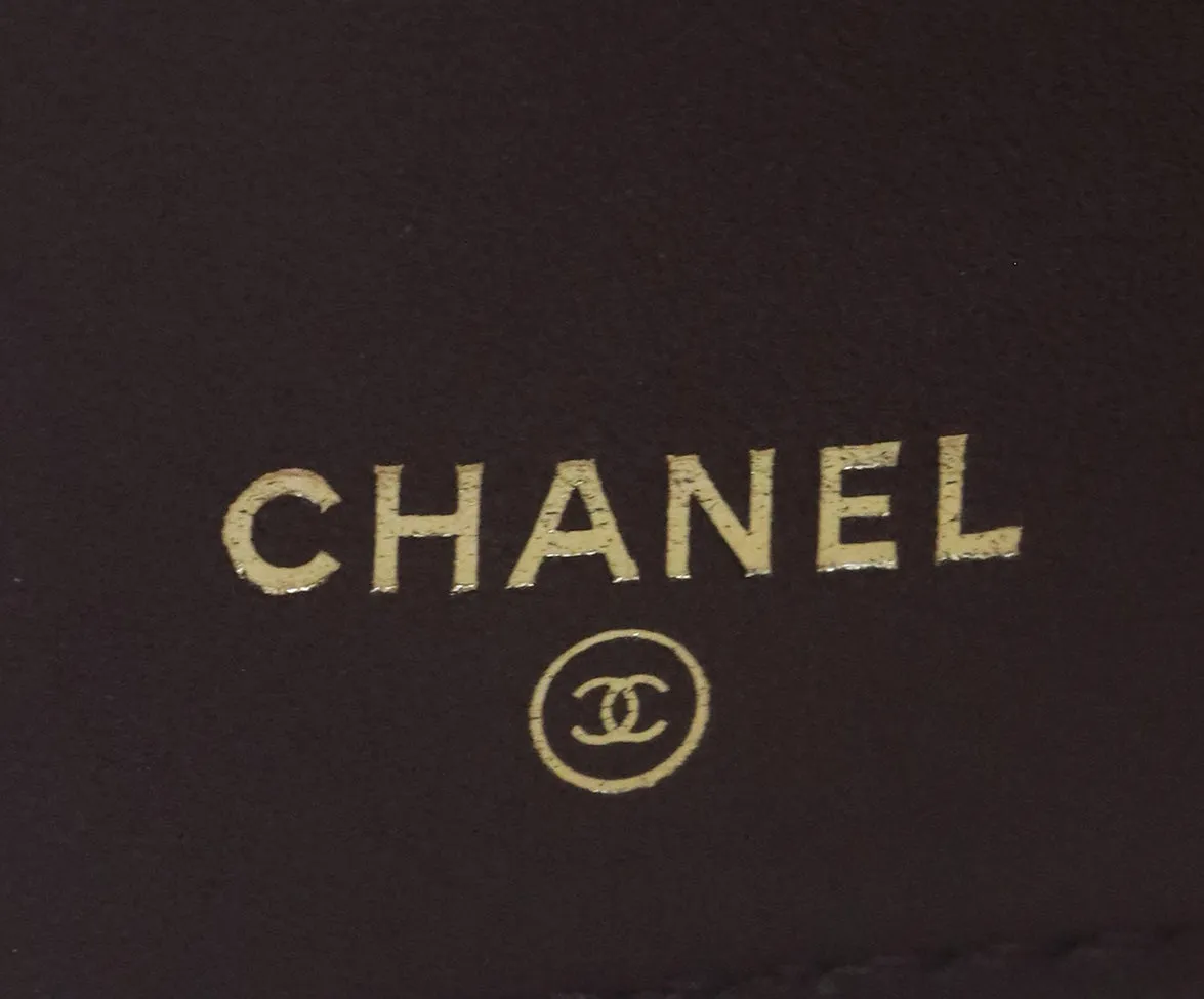 Chanel Black Quilted Caviar Leather Wallet