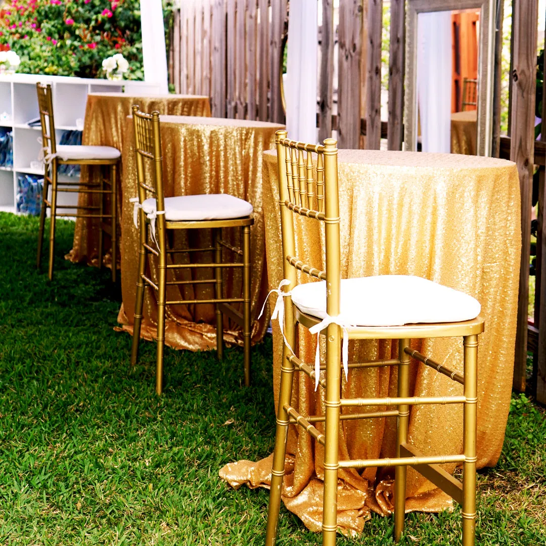 Chiavari Bar Stool Gold