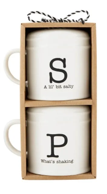 Circa Salt and Pepper Set