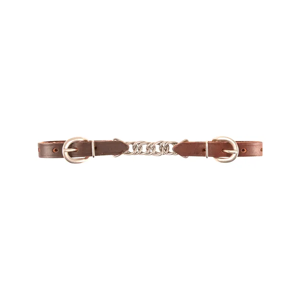 Classic Equine 3 1/2 Latigo & Flat Chain Curb Strap