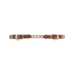 Classic Equine 3 1/2 Latigo & Flat Chain Curb Strap