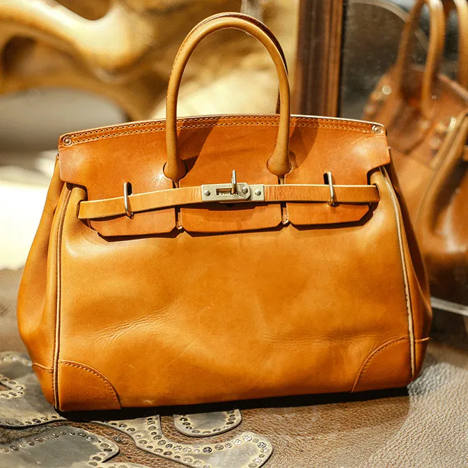 Classic Italian Vegetable-Tanned Leather Crossbody Bag,Large Capacity Tote Bag For Women For Men-i7bags