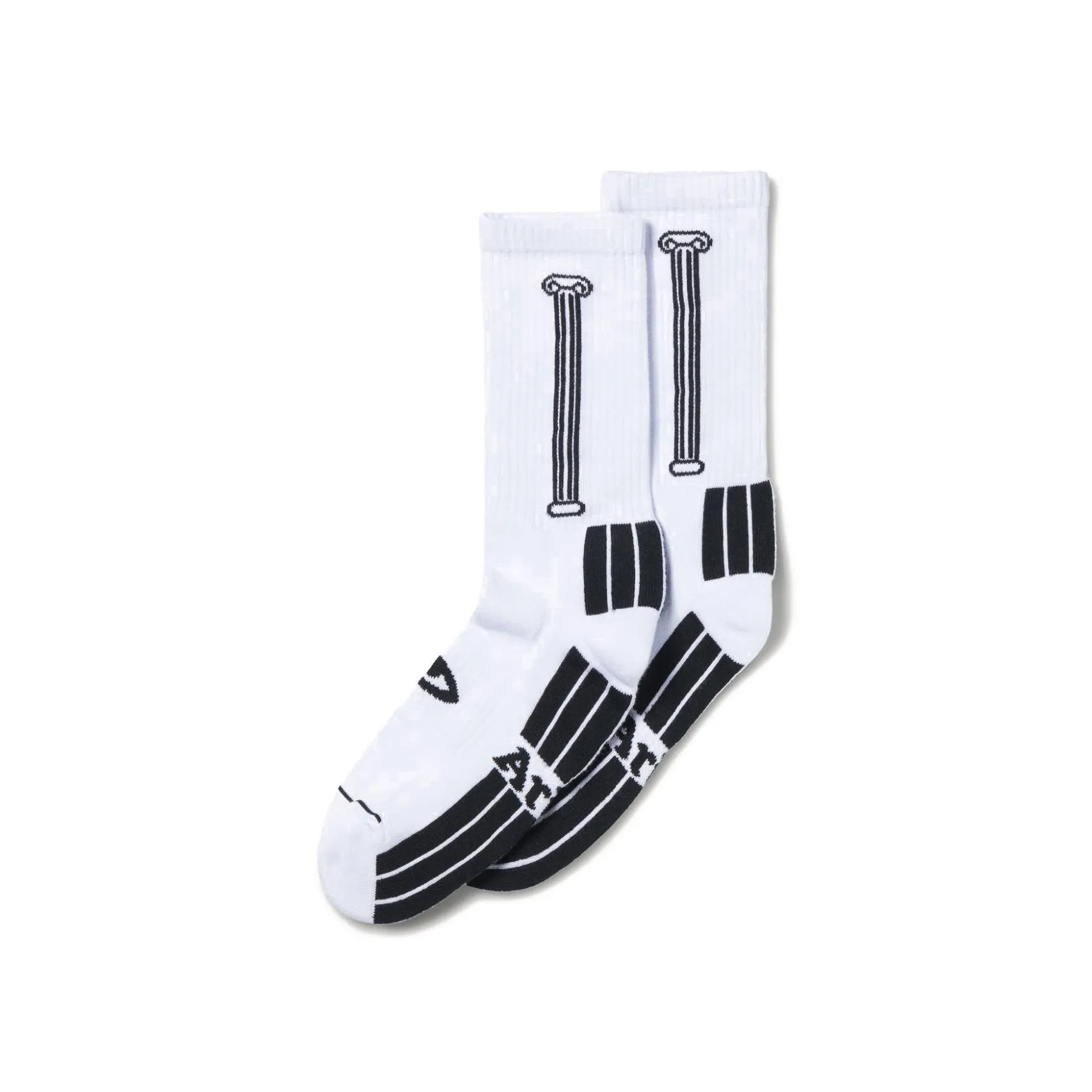 COLUMN SOCK WHITE