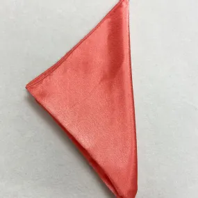 Coral Satin Napkin