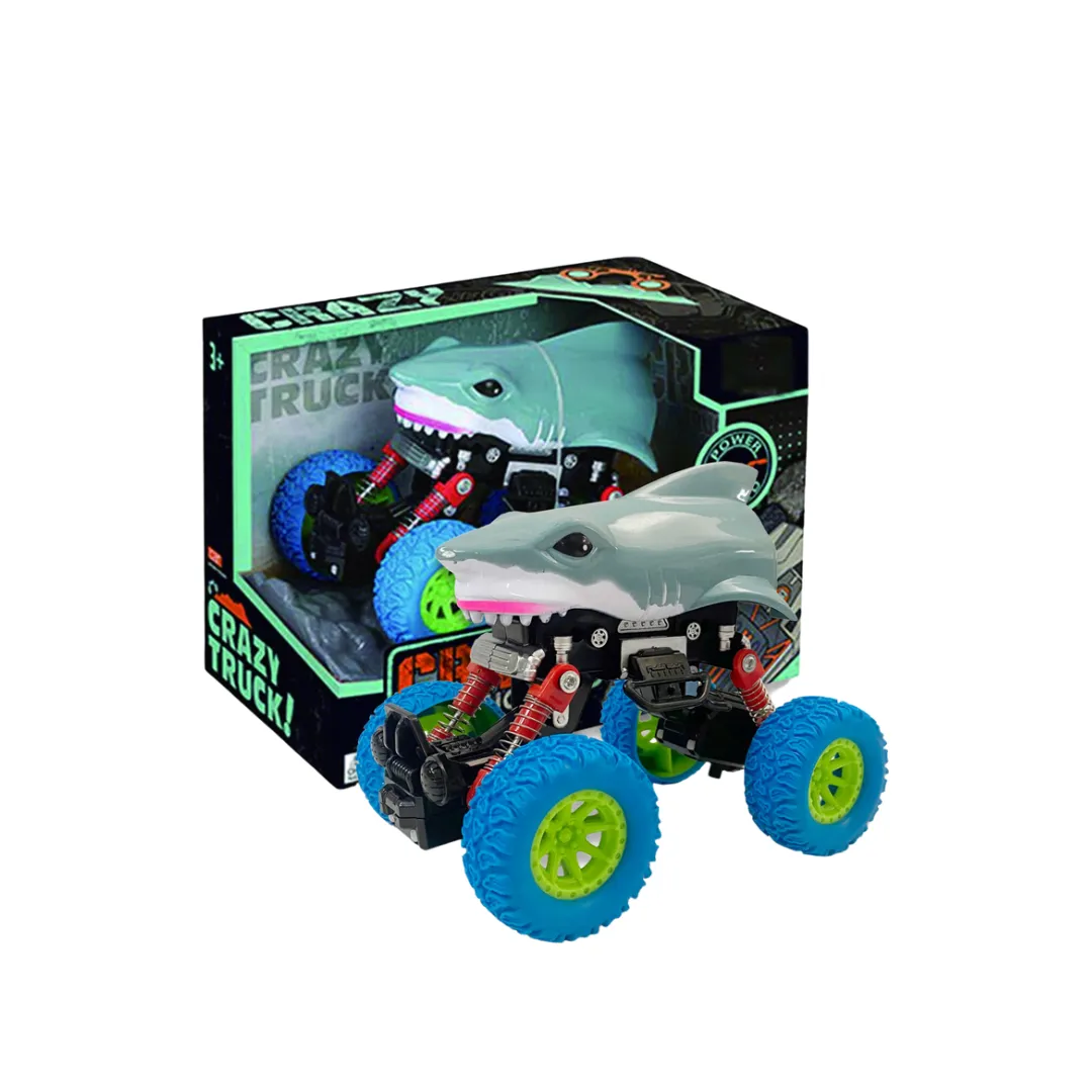 Crazy Truck - Pull Back Shark Truck - Blue