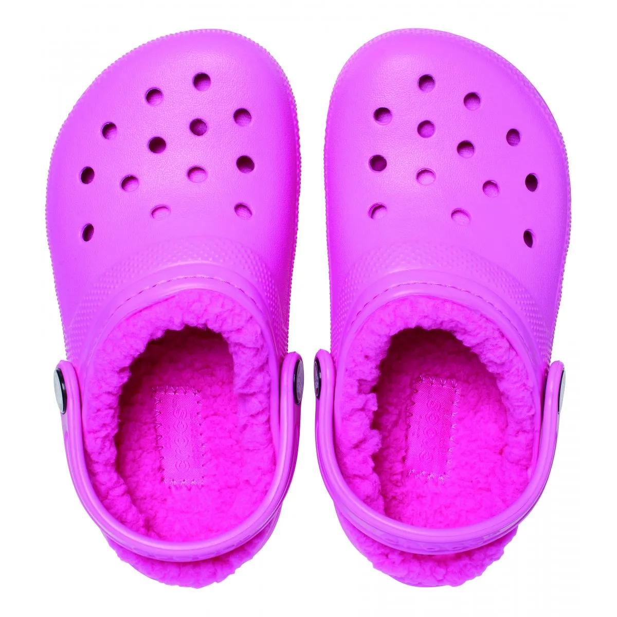 Crocs Classic Lined Clog girl's sabot slipper 203506-6qq electric pink