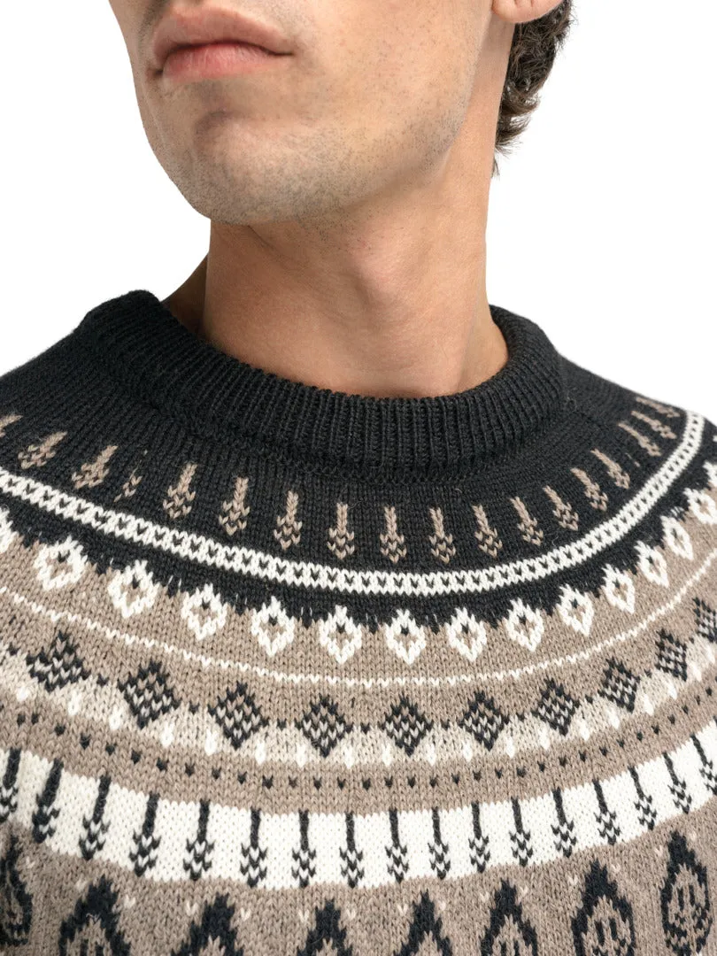 Dale of Norway - Sula Man Sweater - Coffee Sand Offwhite