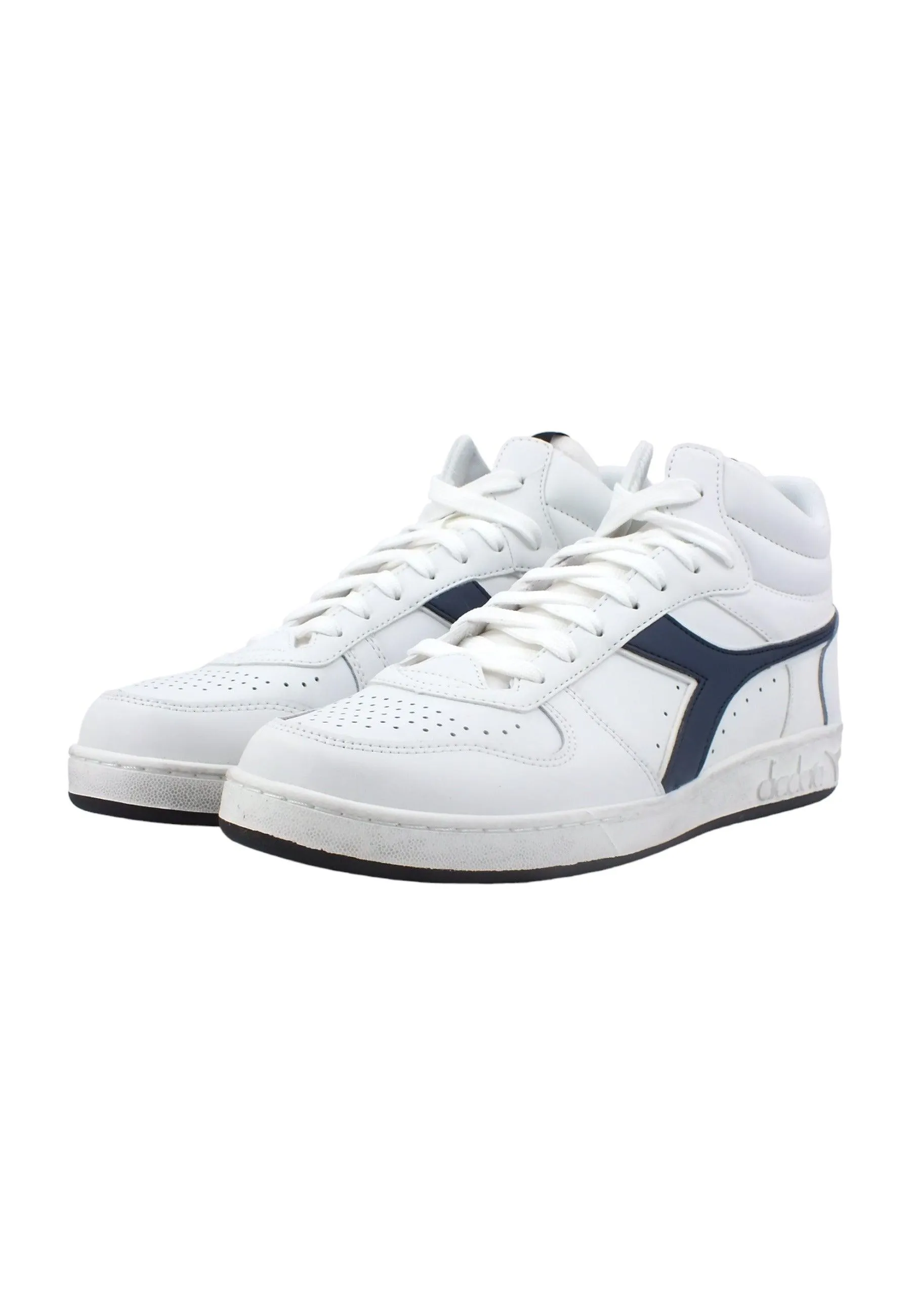 DIADORA Basket Sneaker Uomo White Blue 501.17929701C0445