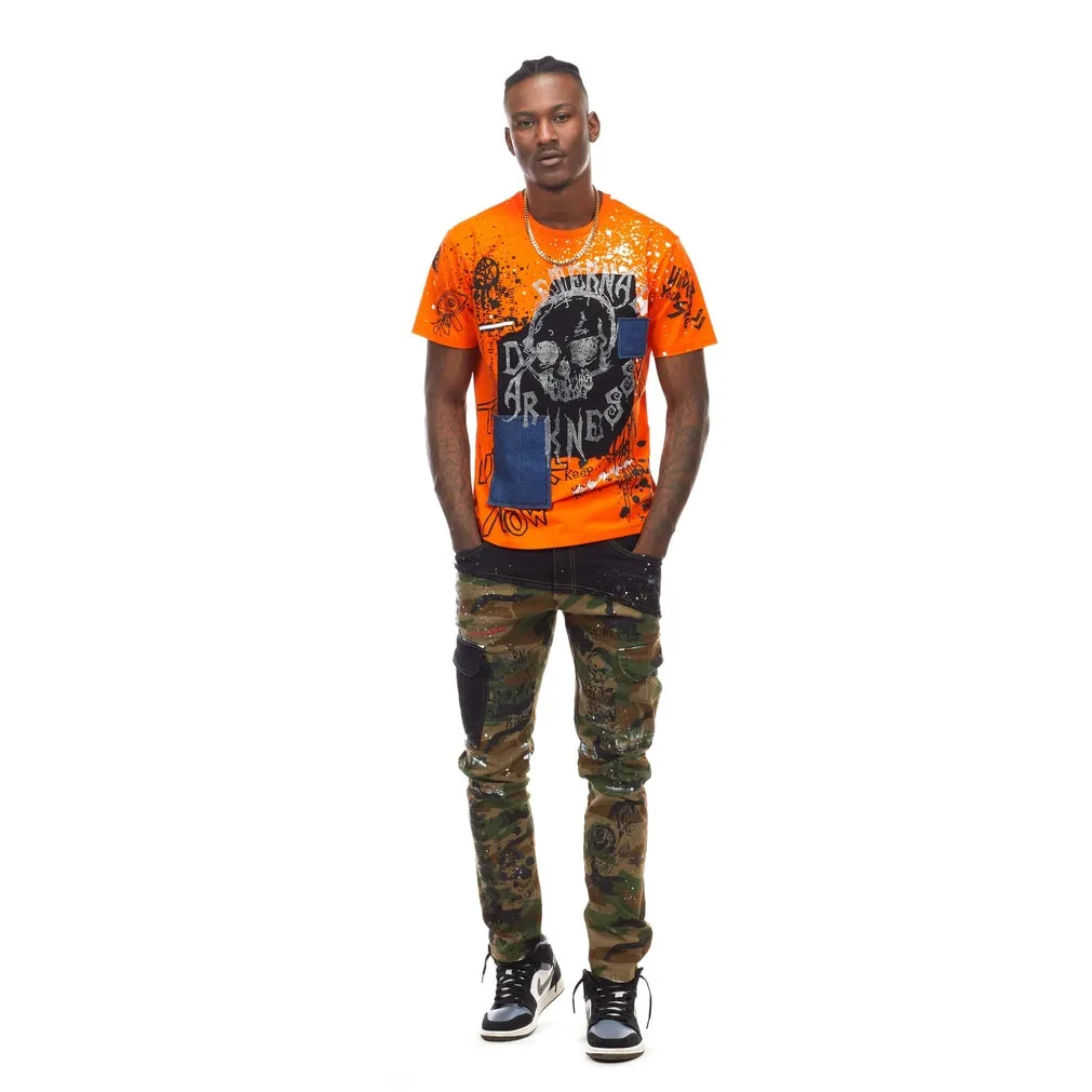 Doodle Fashion Tee - Orange