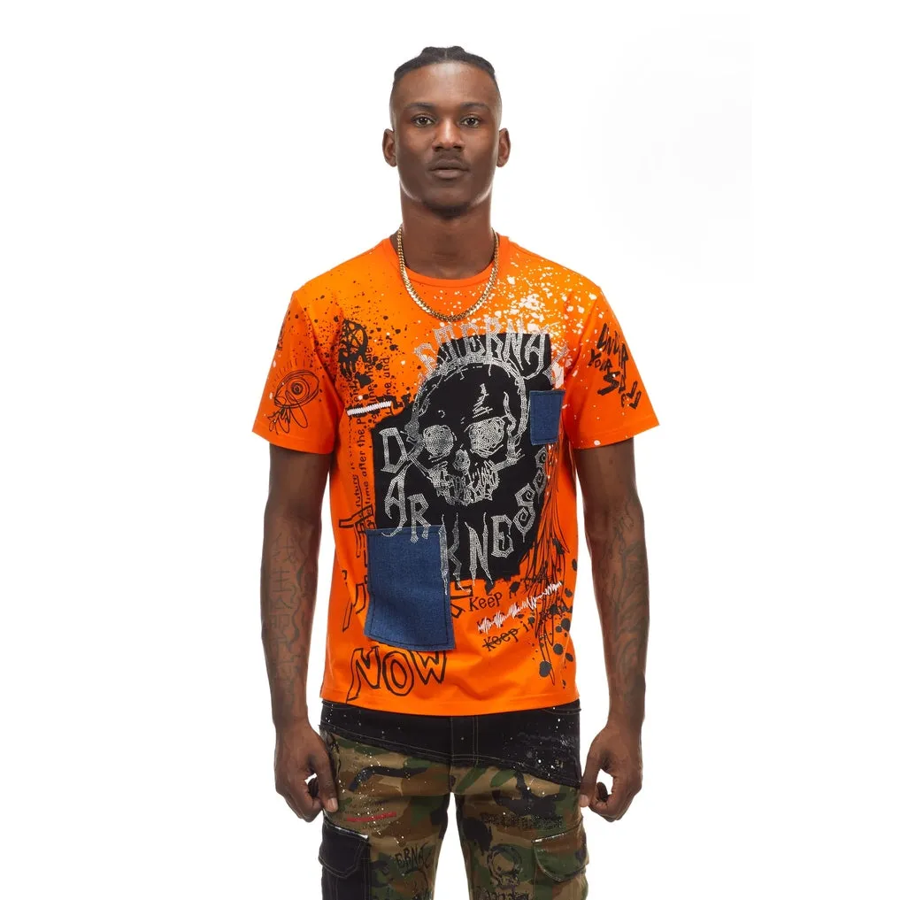 Doodle Fashion Tee - Orange