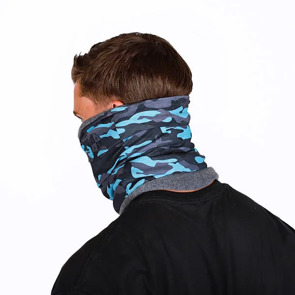 Fleece Face Shields® | Aqua Military Camo