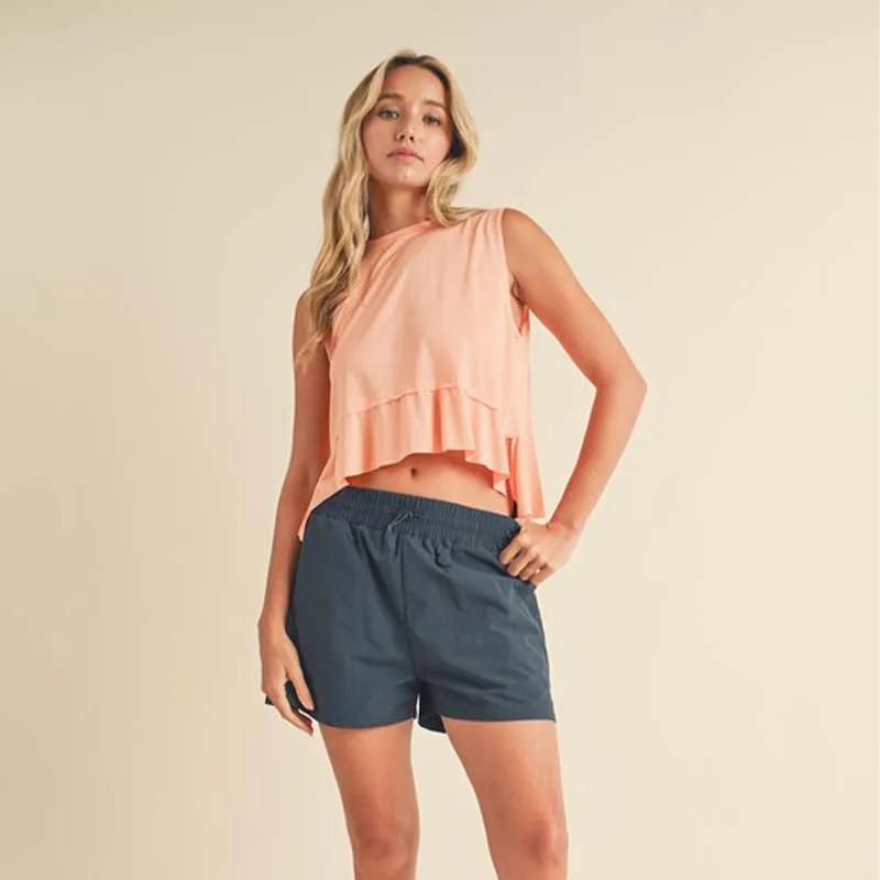 Flowy Tank with Ruffle Bottom