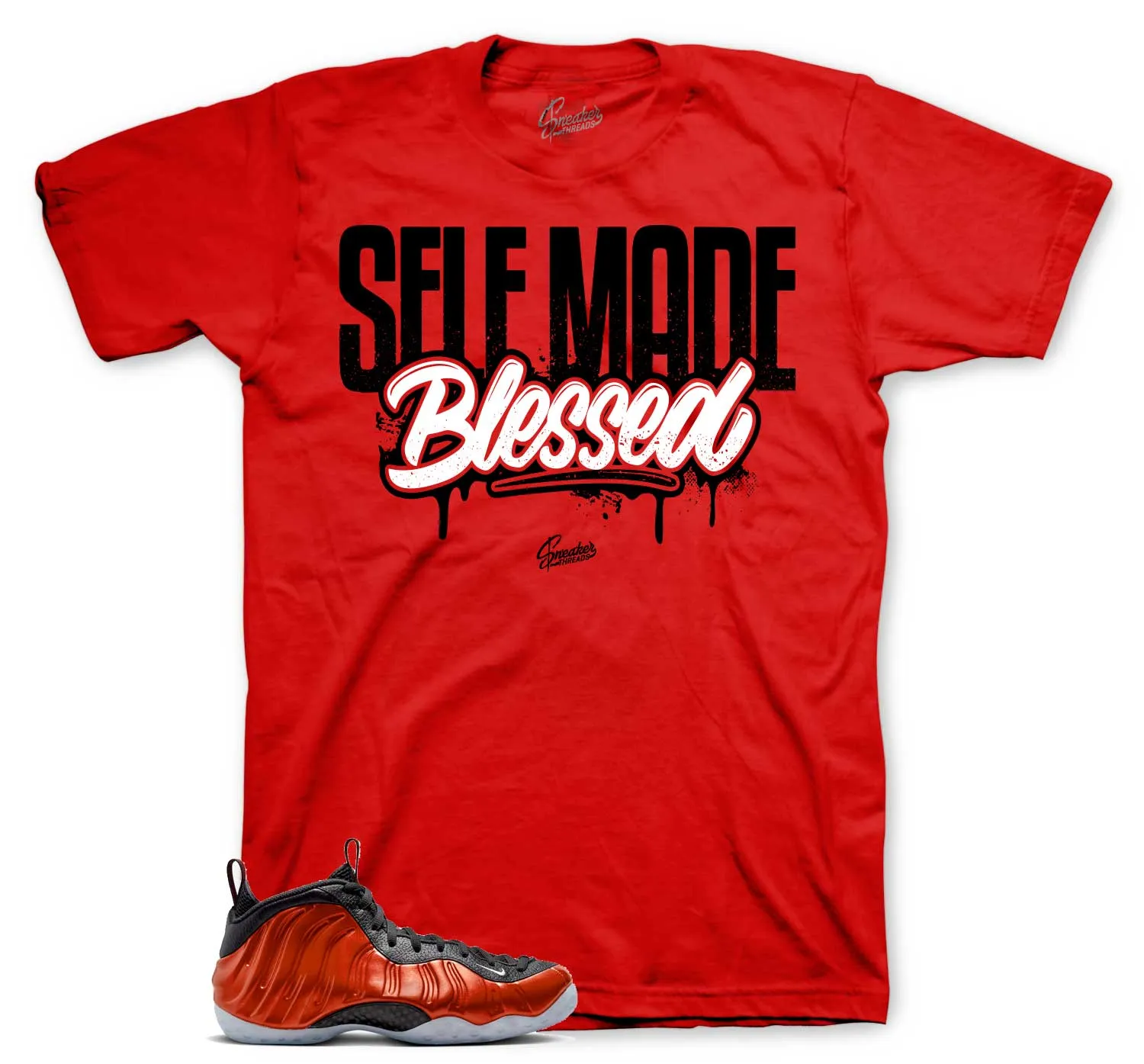 Foamposite Metallic Red Self Made Shirt