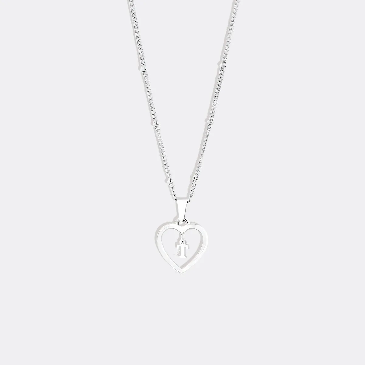 Heart Initial Necklace