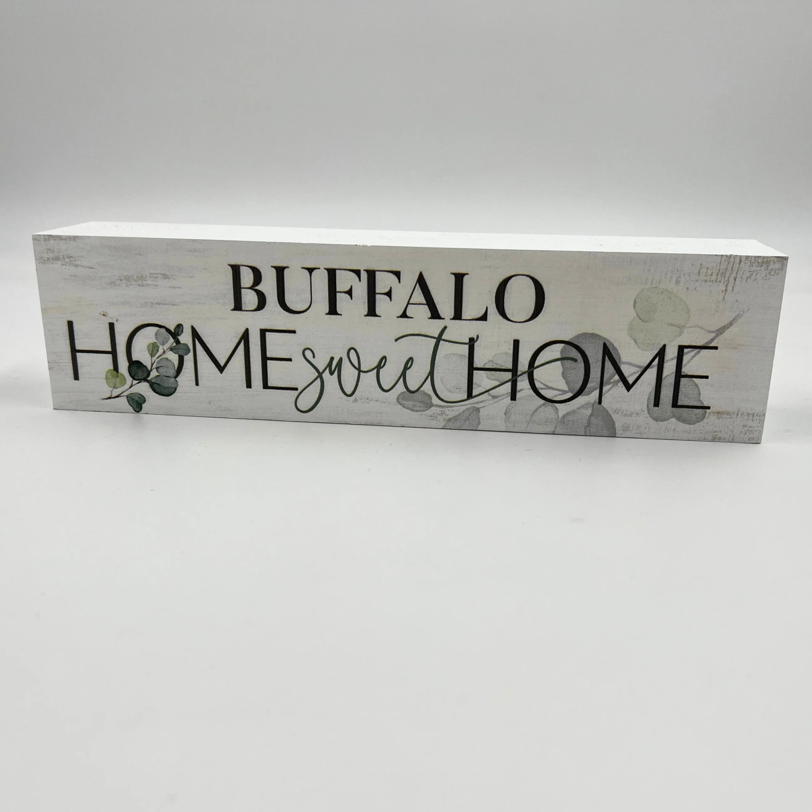 Home Sweet Home Wooden Block Sign