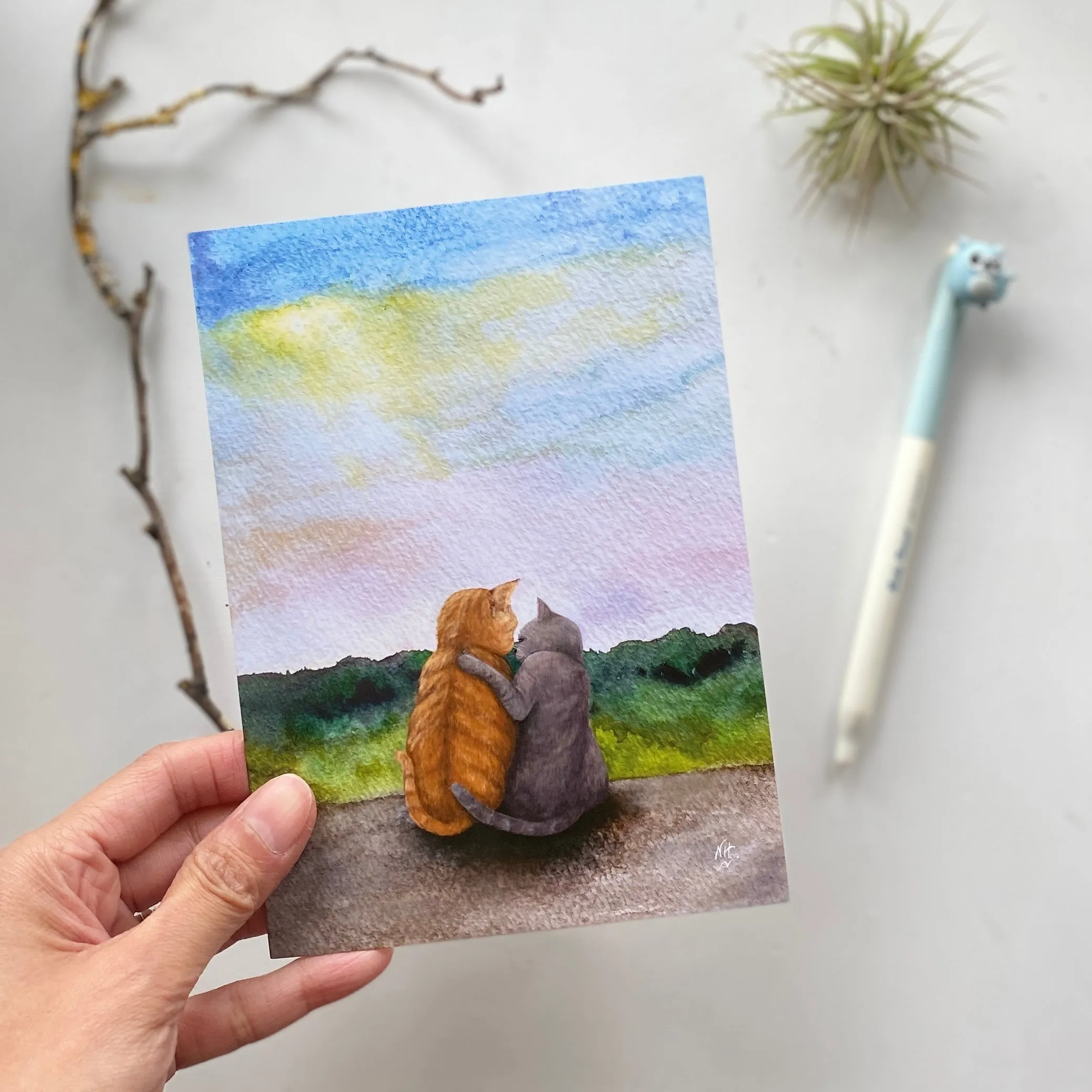 I Got You...Illustration Greeting Card