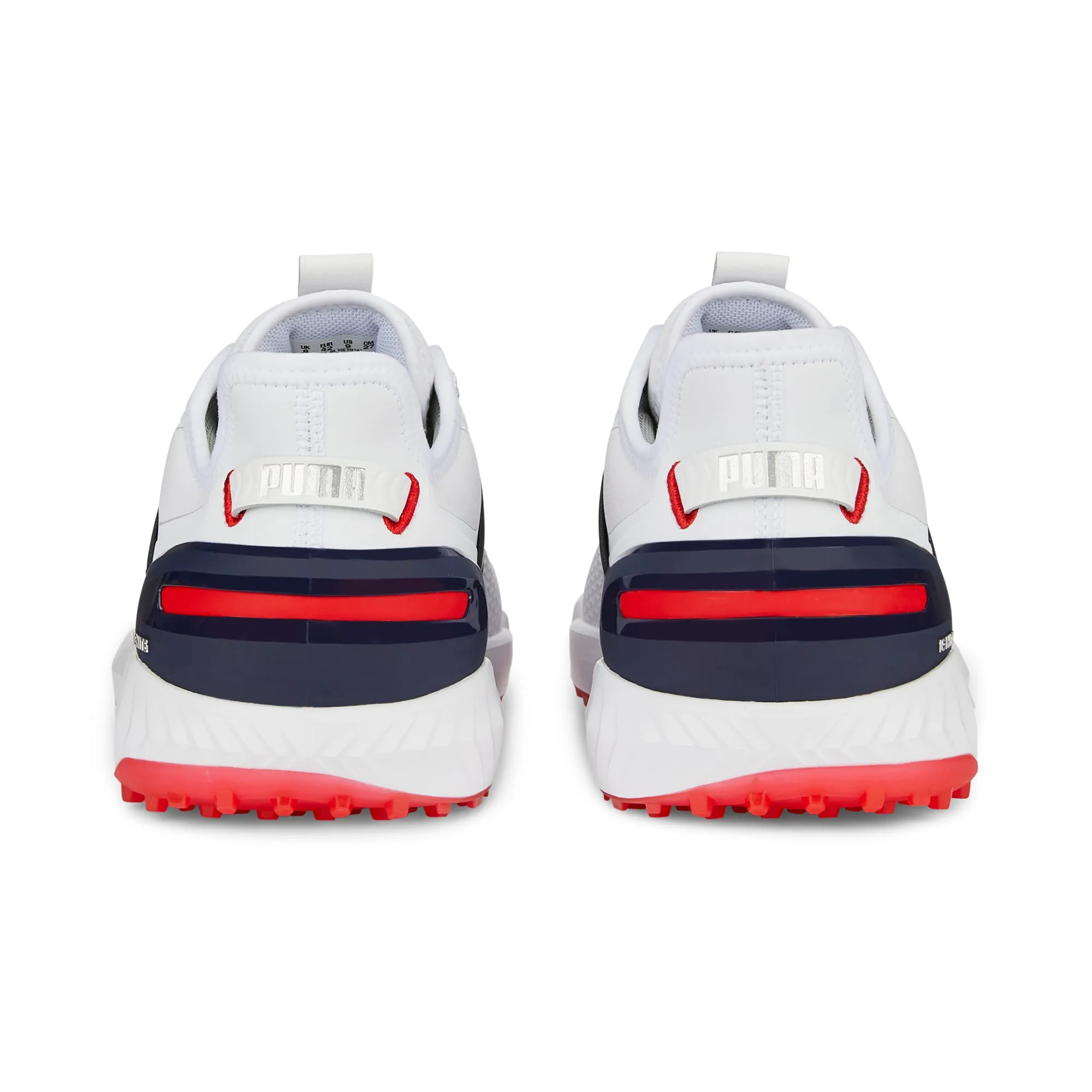 IGNITE ELEVATE Spikeless Golf Shoes | Puma White / Puma Silver / Puma Navy