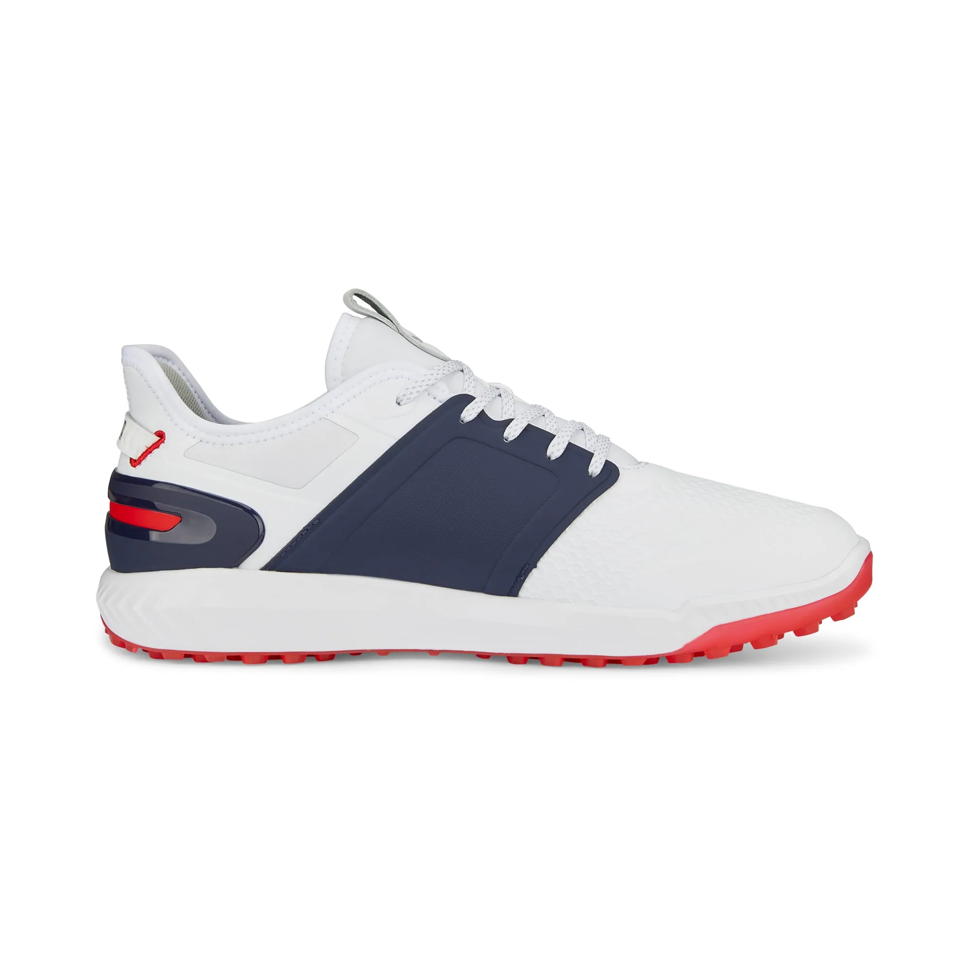 IGNITE ELEVATE Spikeless Golf Shoes | Puma White / Puma Silver / Puma Navy