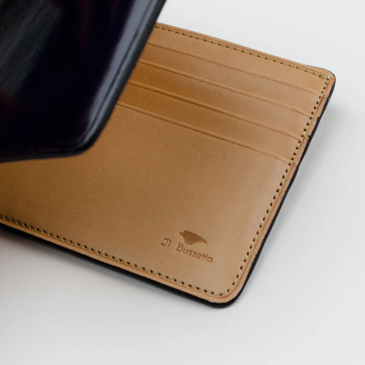 Il Bussetto - Bi-fold Wallet - Navy Blue