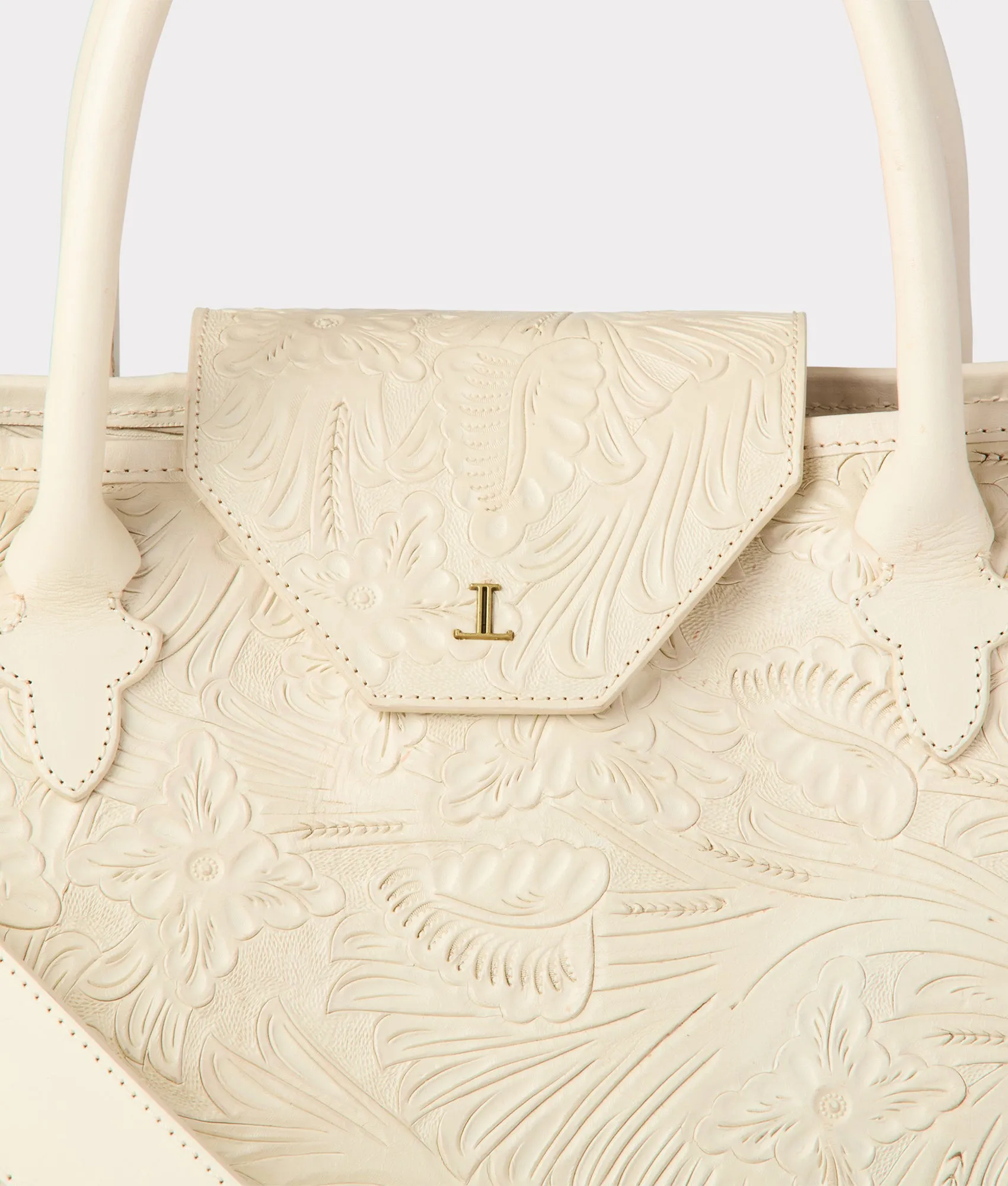 Intagliare Travel Tote :: Glitz Cream