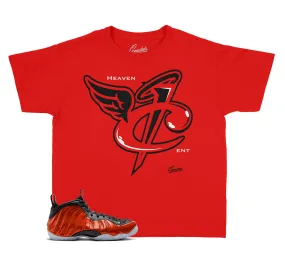 Kids - Metallic Red Foam Heaven Cent Shirt