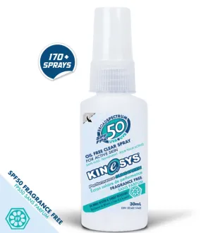 Kinesys SPF50 Sunscreen - 30mL, Fragrance Free