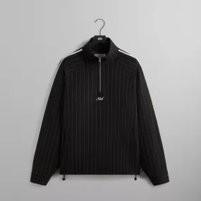 Kith Double Weave Riley Quarter Zip - Black